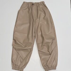 Zara Kids Tan Jogger Pants